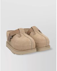 UGG - Round Toe Suede Loafers Rubber Sole - Lyst