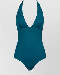 Fisico - Reversible Swimsuit Halter Neck Bow Back - Lyst