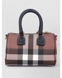Burberry - Mini Check Padlock Tote Bag - Lyst