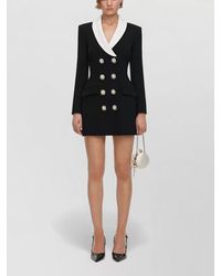 Self-Portrait - Wool Double-Breasted Blazer Dress - Lyst
