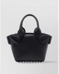 Alexander Wang - Structured Leather Tote Bag With Buckle Detail - Lyst
