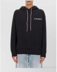 Aries - Cotton Slogan Print Regular Fit Hoodie - Lyst