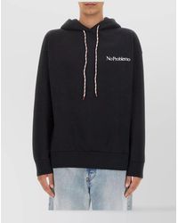 Aries - Cotton Slogan Print Regular Fit Hoodie - Lyst