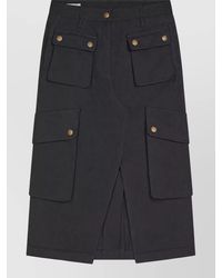 Dries Van Noten - Knee-Length Cargo Skirt - Lyst