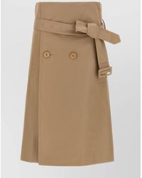 Vetements - Cotton Deconstructed A-Line Skirt - Lyst