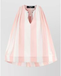 Jacquemus - Norma Halter Neck Striped Open Back Top - Lyst