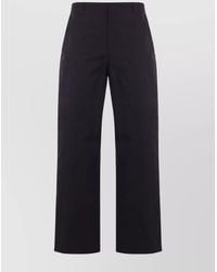 Gucci - Cotton Wide-Leg Trousers - Lyst