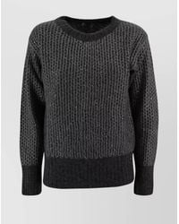 Herno - Alpaca-Blend Fine-Knit Sequin Crew-Neck Jumper - Lyst