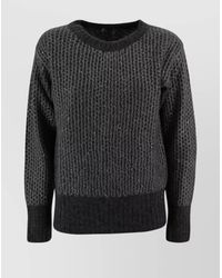 Herno - Alpaca-Blend Fine-Knit Sequin Crew-Neck Jumper - Lyst
