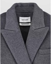 Low Classic - Cashmere Wool Single Breasted Coat - Lyst
