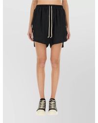 Rick Owens - Boxers Drawstring Side-Slit Shorts - Lyst