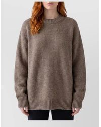 The Row - Cashmere Ribbed Turtleneck Relaxed-Fit Jumper - Lyst