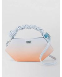 Ganni - Bou Mini Shoulder Bag Braided Handle - Lyst