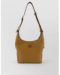 Miu Miu - Leather Shoulder Bag Adjustable Strap Hardware - Lyst