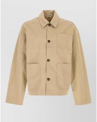 JW Anderson - Cotton Jacket Long Sleeves Front Pockets - Lyst
