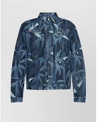 KENZO - Cotton Zip-Up Lightweight Jacket - Lyst