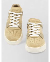 Celine - Leather Low-Top Sneakers - Lyst