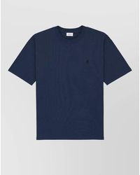 Saint Laurent - Oversized Piqué T-Shirt - Lyst