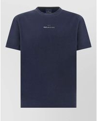 Paul & Shark - Logo Cotton Jersey Crew Neck T Shirt - Lyst