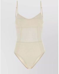 Prada - Tulle Swimsuit - Lyst