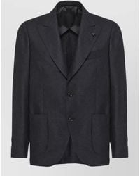 Lardini - Cashmere Wool Houndstooth Suit Jacket - Lyst