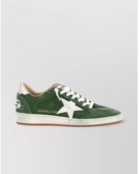 Golden Goose - 'Star Perforated Metallic Sneakers' - Lyst