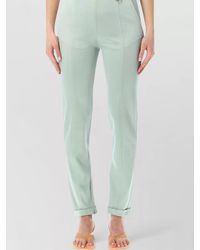 Chloé - Leggings Trousers Belt Loops Button D Ring - Lyst