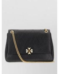 Tory Burch - Leather Shoulder Bag Quilted Design Chain Strap - Lyst