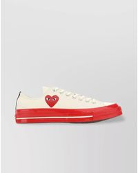 COMME DES GARÇONS PLAY - Canvas Low-Top Sneakers - Lyst