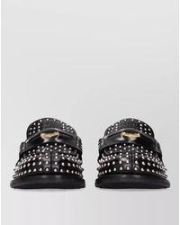 Miu Miu - Leather Slip-On Loafers - Lyst