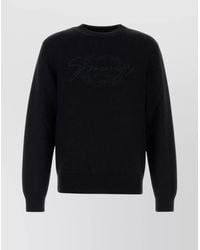 Givenchy - Ribbed Wool Crew Neck Sweater - Lyst
