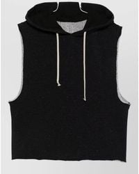 Rick Owens - Hooded Sweatshirt Vest - Lyst