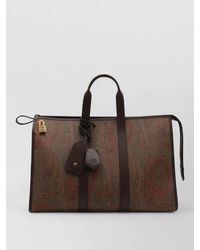 Etro - Paisley Travel Bag Leather Trim Tag - Lyst