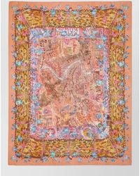 Faliero Sarti - Silk Blend Printed Scarf - Lyst