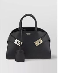 Ferragamo - The Hug Bag Mini Leather Shoulder Bag - Lyst