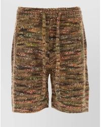 Alanui - Virgin Wool Blend Bermuda Shorts - Lyst