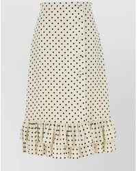 Valentino Garavani - Printed High-Rise Skirt - Lyst