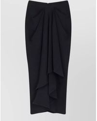 Givenchy - Draped High-Rise Pencil Skirt - Lyst