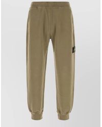 Stone Island - Cotton Joggers Side Pockets Back Pocket - Lyst