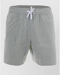 Lacoste - Swim Shorts Nylon Silk Striped Pattern - Lyst