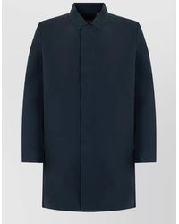 K-Way - Cotton-Blend Long Jacket - Lyst