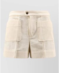 Soeur - Tailored Bermuda Shorts Belt Loops Pockets - Lyst