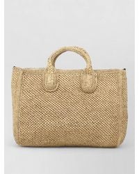 IBELIV - Raffia Leather Crossbody Bag - Lyst