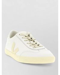 Veja - Leather Volley Signature Low-Top Sneakers - Lyst