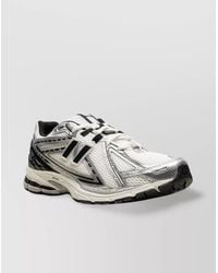 New Balance - Leather And Suede Mesh Low-Top Sneakers - Lyst