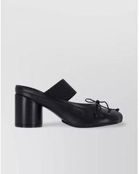 MM6 by Maison Margiela - Pump Chunky Heel Bow Detail - Lyst