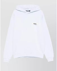Jacquemus - Cotton Logo-Patch Hoodie - Lyst