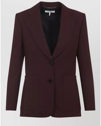 Chloé - Virgin Wool Single-Breasted Tailored Blazer - Lyst