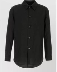 Giorgio Armani - Viscose Shirt Jacket Long Sleeves Buttons - Lyst