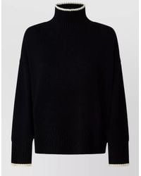 Pinko - Cashmere Wool Turtleneck Long-Sleeve Knitted Top - Lyst